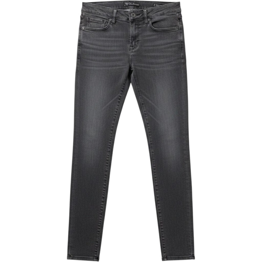 Guess Brittney Skinny Jeans Washed Black Lace Back Pocket Low Rise Size 28